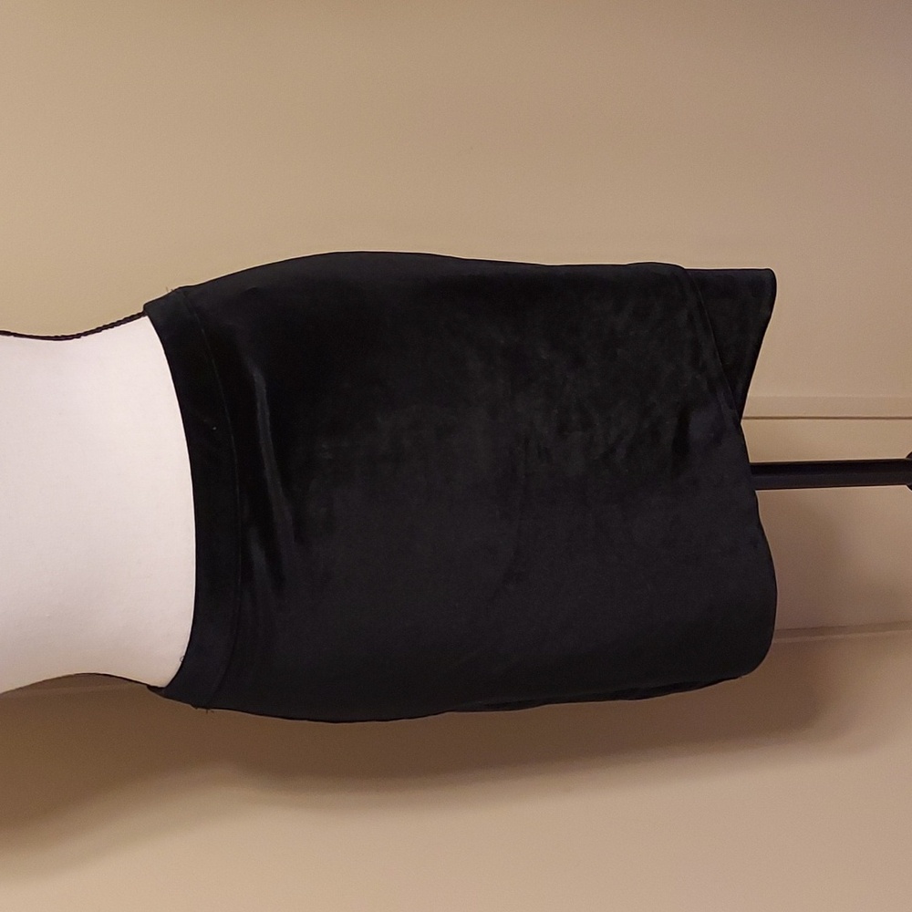 Hollister Black Skirt With Faux Wrap Design